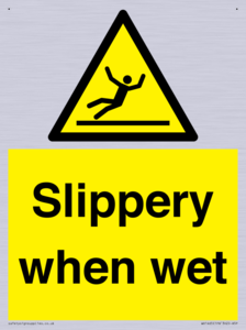 slippery when wet